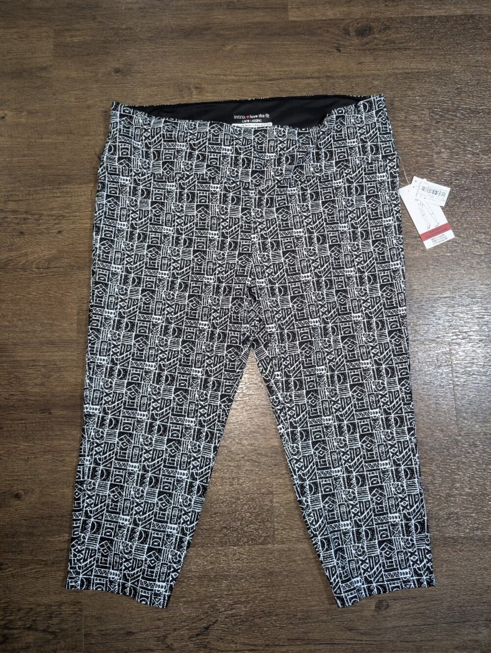 Intro Love The Fit Capri Leggings Size 3X Nwt Revolutionary Tummy Control